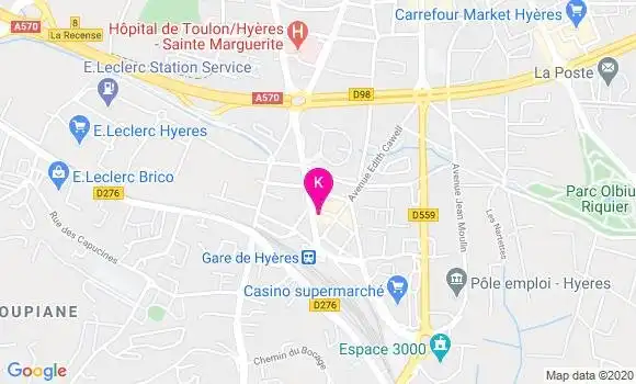 Localisation Nicolas Damon