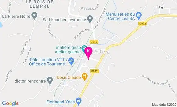 Localisation Nicolas Buge