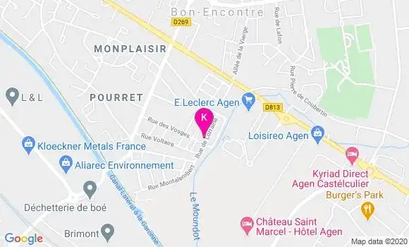 Localisation Jean Paul Lagravaire