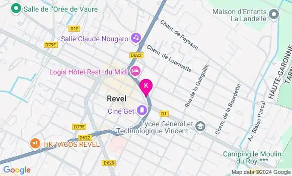 Localisation Thibaud Servat