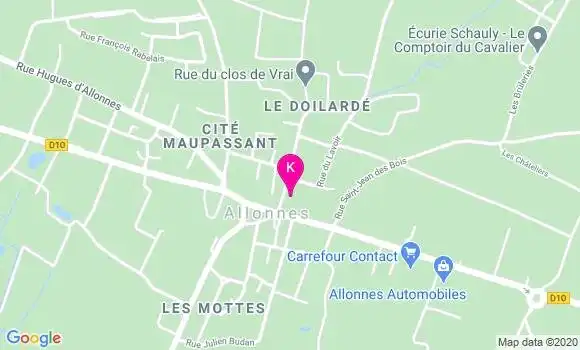 Localisation Karen Chasle Loez