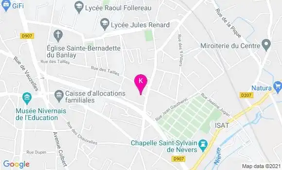 Localisation Daniel Gaulard