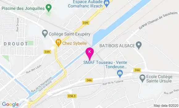 Localisation Delphine Vincent