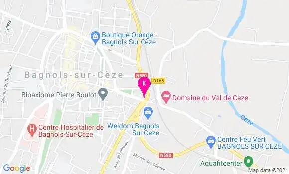 Localisation Caroline Mazellier