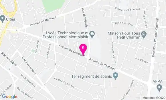Localisation Jean Emmanuel Chabas