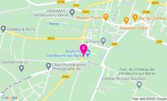 Localisation Pauline Deharbe