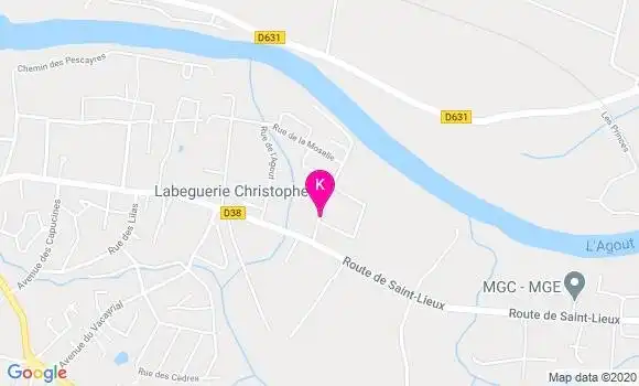 Localisation David Laurette