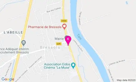 Localisation Vincent Passerat