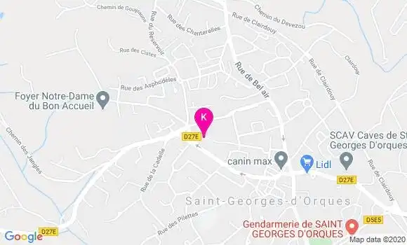 Localisation Ludivine Saltel
