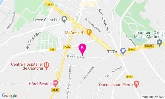 Localisation Damien Pilard