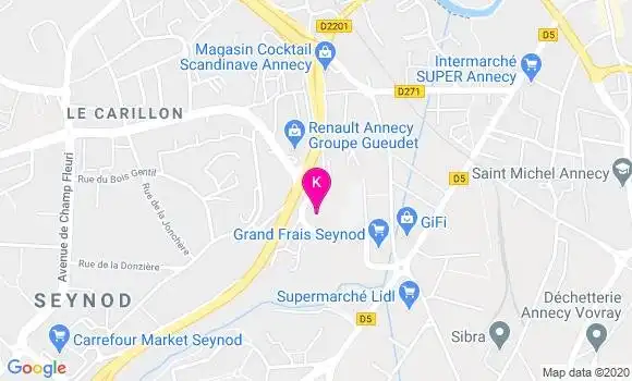 Localisation Anais Rochet Delory