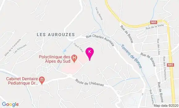 Localisation Delphine Vial Michalon