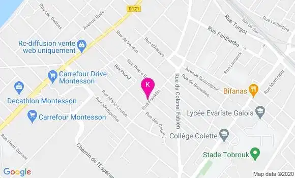 Localisation Regis Dupon