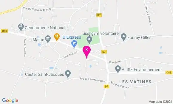 Localisation Mickael Gremont