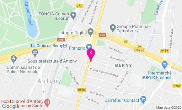 Localisation Cindy Imbaud