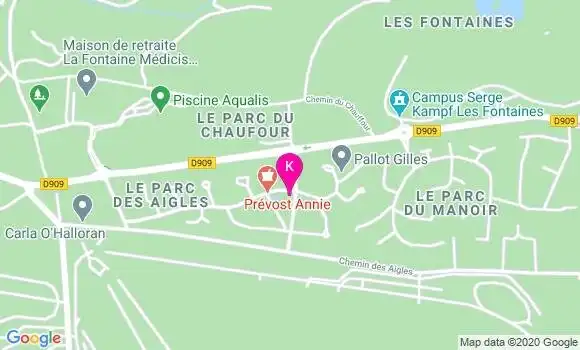 Localisation Astrid Meunier