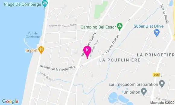 Localisation Brigitte Le Blevec Coulon