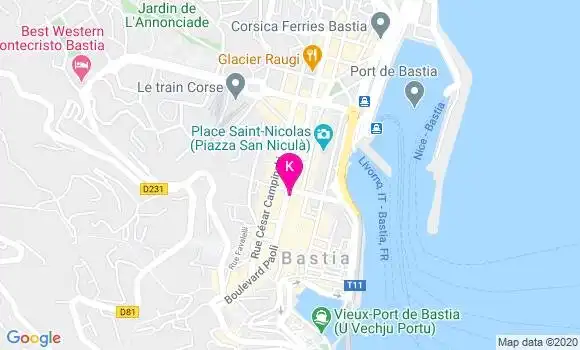 Localisation Julie Gorce