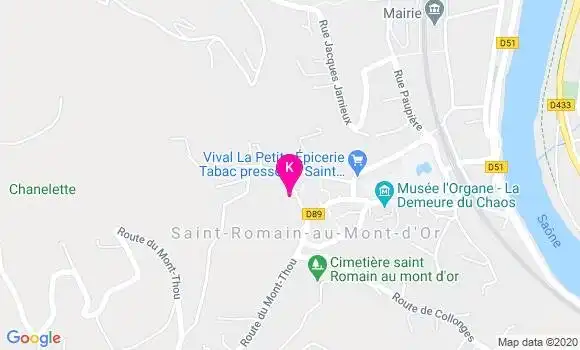 Localisation Anne Charlotte Gallet