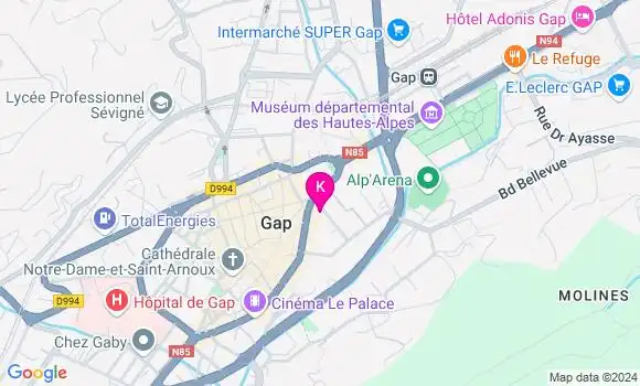 Localisation Mileva Guerin