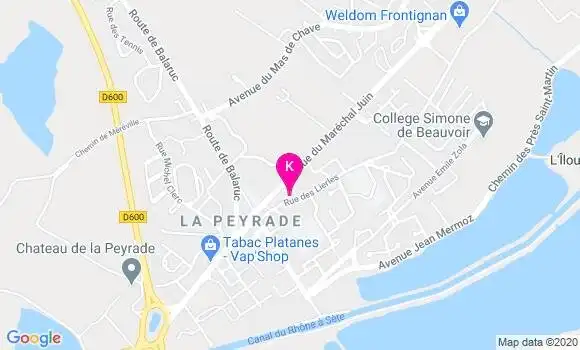Localisation Laurene Caruhel