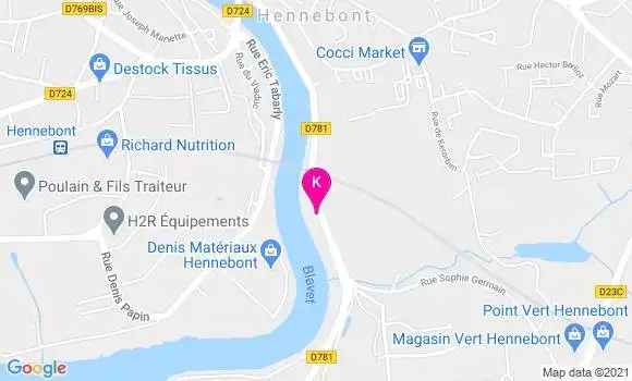 Localisation Ophelie Duvaux