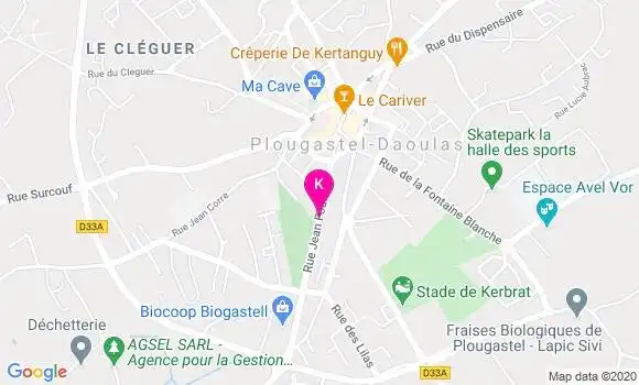 Localisation Xavier Virot