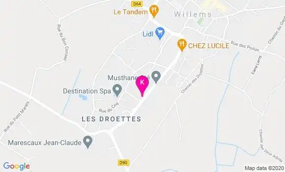 Localisation Nicolas Lucq