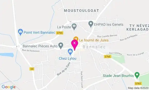 Localisation Lenaig Flecher