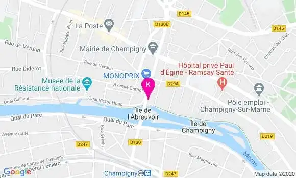 Localisation Coralie Vallee