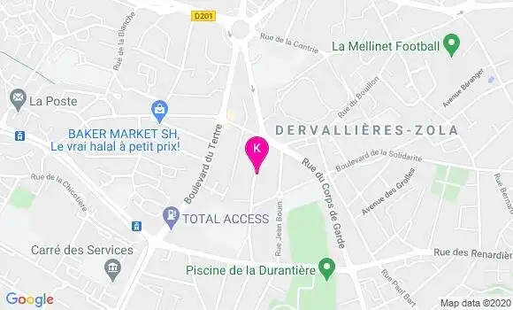 Localisation Florence Pouyat Saliou
