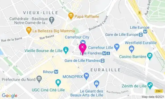 Localisation Clara Vanlerberghe