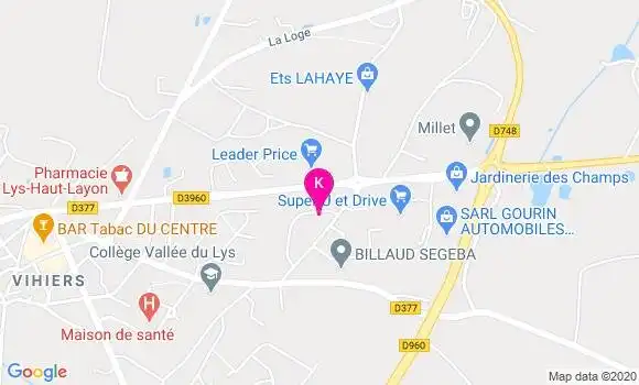 Localisation Laetitia Chauvigne