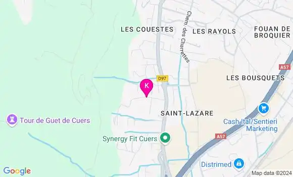Localisation Ines Frizzi