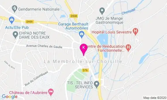 Localisation Lydie Junier