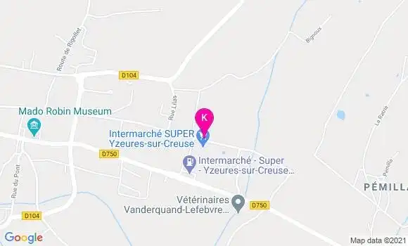 Localisation Lydie Brechet