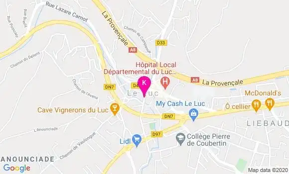 Localisation Fabrice Latche