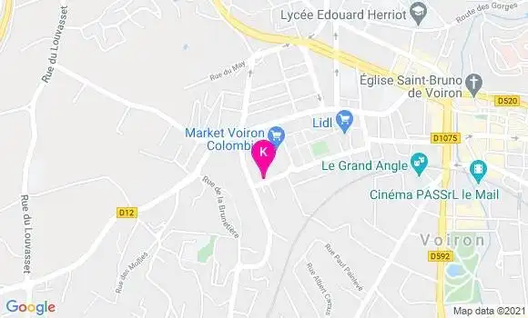 Localisation Geraldine Metral Morel