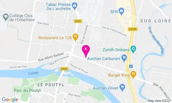 Localisation Liliane Tisserand Haber