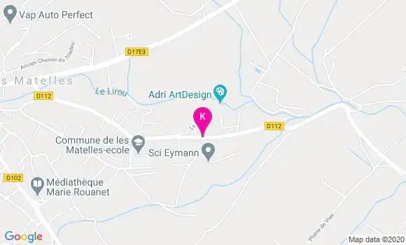 Localisation Adrien Fortunato De Almeida