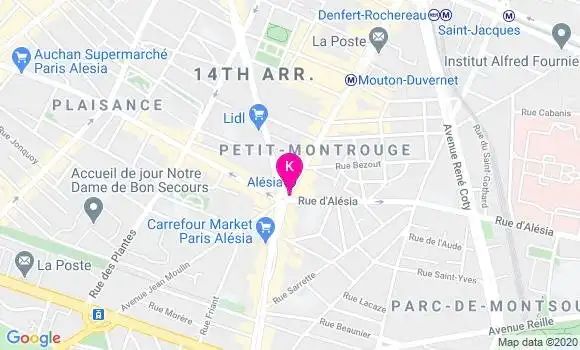 Localisation Agnes Mordefroid Coustilliere