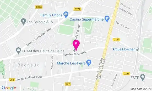 Localisation Eric Taguet
