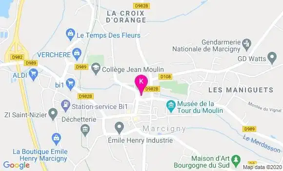 Localisation Rachel Tournier