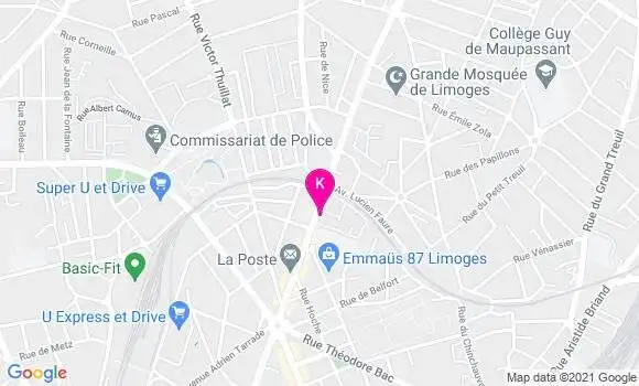Localisation Alain Moustrou