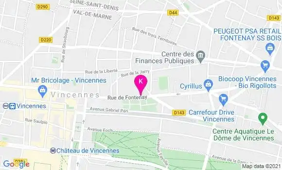 Localisation Emilie Lallemand Boulland