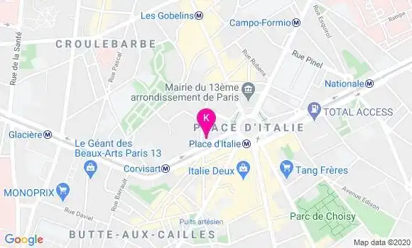 Localisation Sebastien Montali