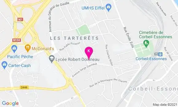 Localisation Sylvie Candiotti