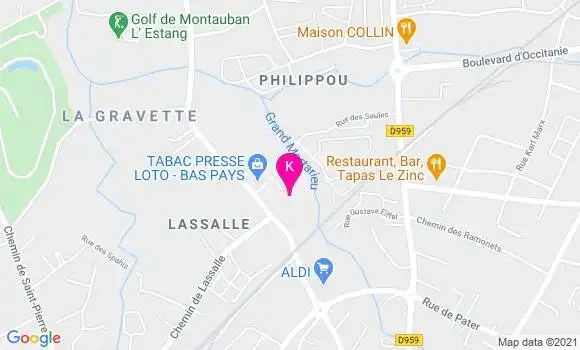 Localisation Hortense Lasserre