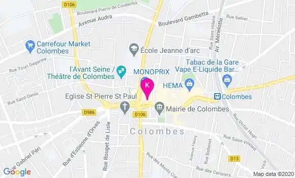 Localisation Eric De Mot