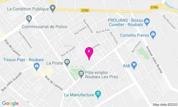 Localisation Marie Baron